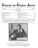The Telegraph and Telephone Journal