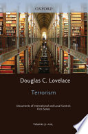 Terrorism  Documents of International and Local Control  1st Series Index 2009 Book