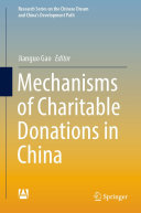 Mechanisms of Charitable Donations in China