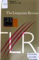 The Linguistic Review