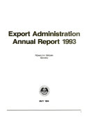 Export Administration Annual Report