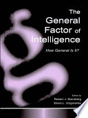 The General Factor of Intelligence Book