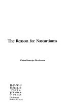 The Reason for Nasturtiums