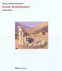 History of World Architecture  Greek Architecture Book PDF