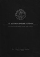 The Report of Governor Bill Owens  Columbine Review Commission