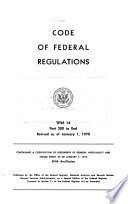 Code of Federal Regulations