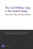 The Civil-military Gap in the United States