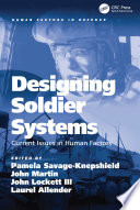 Designing Soldier Systems PDF Book By John Martin,Laurel Allender,Pamela Savage-Knepshield,John Lockett