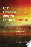 Faith  Feminism  and the Forum of Scripture