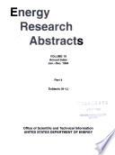 Energy Research Abstracts Book