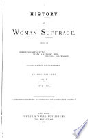 History of Woman Suffrage  1848 1861 Book