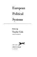 European Political Systems