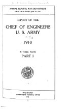 Report of the Chief of Engineers, U.S. Army