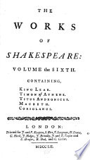 The Works of Shakespeare