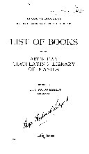 List of Books in the American Circulating Library of Manila