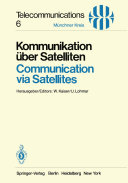 Kommunikation   ber Satelliten   Communication via Satellites