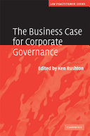 The Business Case for Corporate Governance Book