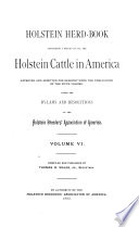 Holstein Herd-book PDF Book By Holstein Breeders' Association of America