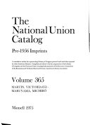 The National Union Catalog Pre 1956 Imprints