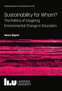 Sustainability for Whom?