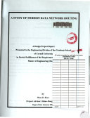 A Study of Modern Data Network Routing