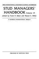 Stud Managers  Handbook Book