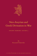 Neo Assyrian and Greek Divination in War