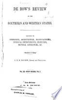 De Bow's Review of the Southern and Western States