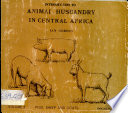 Introduction to Animal Husbandry in Central Africa Book