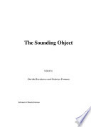 The Sounding Object PDF Book By Davide Rocchesso,Federico Fontana