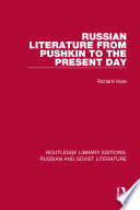 Russian Literature from Pushkin to the Present Day