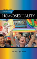 Historical Dictionary of Homosexuality Book