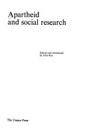 Apartheid and Social Research