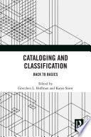 Cataloging and Classification Book