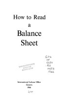 How to Read a Balance Sheet Book