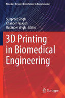 3D Printing in Biomedical Engineering Book