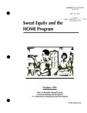 Sweat Equity and the HOME Program