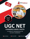 UGC NET Commerce Paper II Chapter Wise Notebook   Complete Preparation Guide