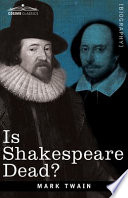 Is Shakespeare Dead 