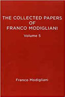 The Collected Papers of Franco Modigliani, Volume 5