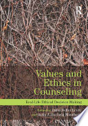 Values and Ethics in Counseling Book