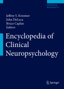 Encyclopedia of Clinical Neuropsychology Book