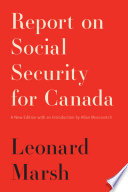 Report on Social Security for Canada Book