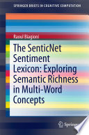 Image of book cover for The SenticNet Sentiment Lexicon