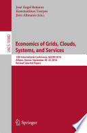 Economics of Grids  Clouds  Systems  and Services Book