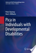 Pica in Individuals with Developmental Disabilities Book