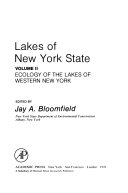 Lakes of New York State  Ecology of the lakes of western New York
