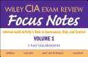 Wiley CIA Exam Review Focus Notes