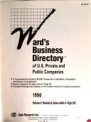 Ward's Business Directory of U.S. Private Companies