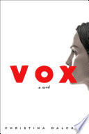 Vox PDF Book By Christina Dalcher